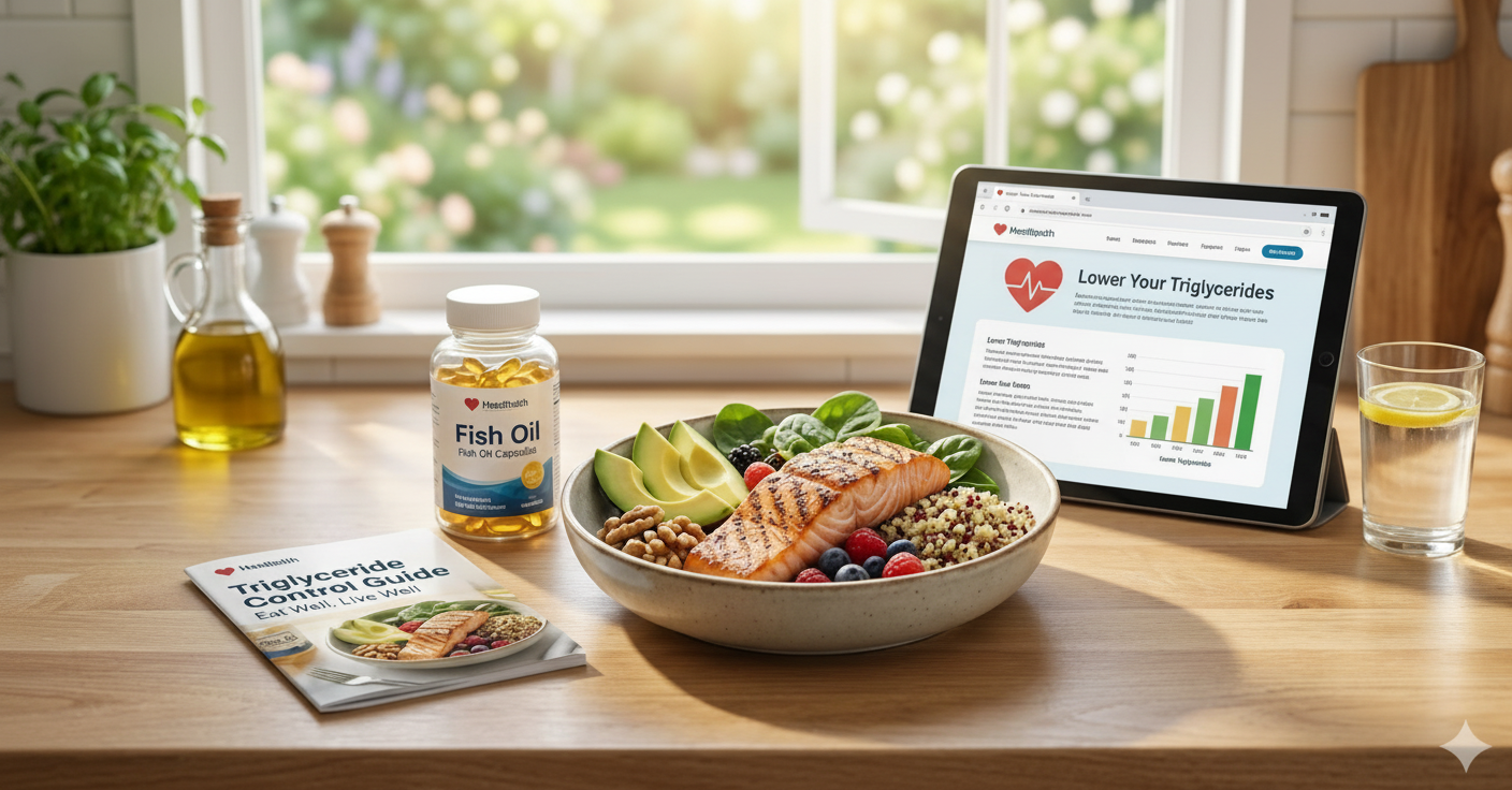 BiteRight – Triglycerides Control – clinical nutrition support Triglycerides Control tracking with meal analysis